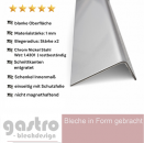 Edelstahl Kantenschutz Winkel blank 1 mm stark